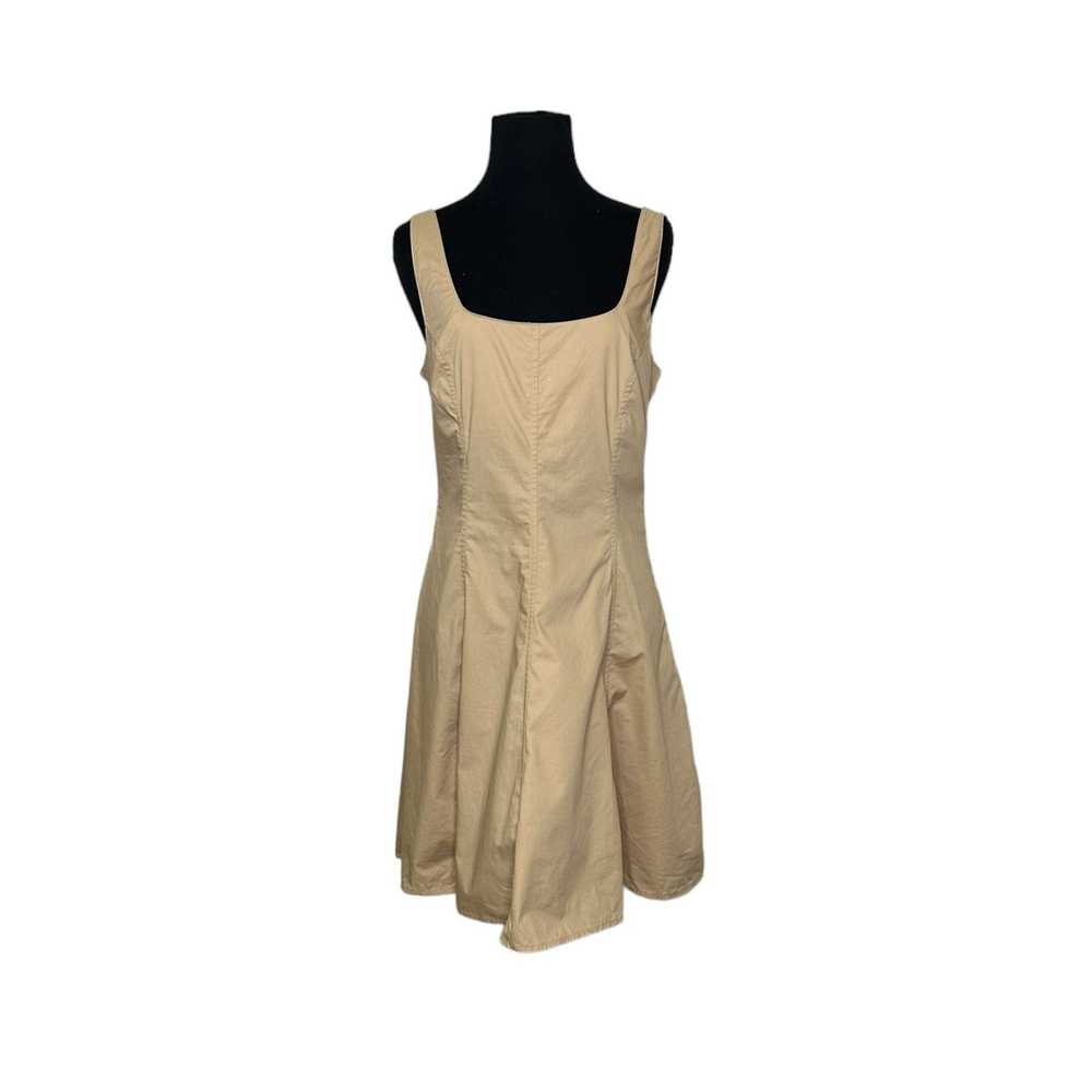 Gap Gap beige sleeveless fit and flare mini dress… - image 11