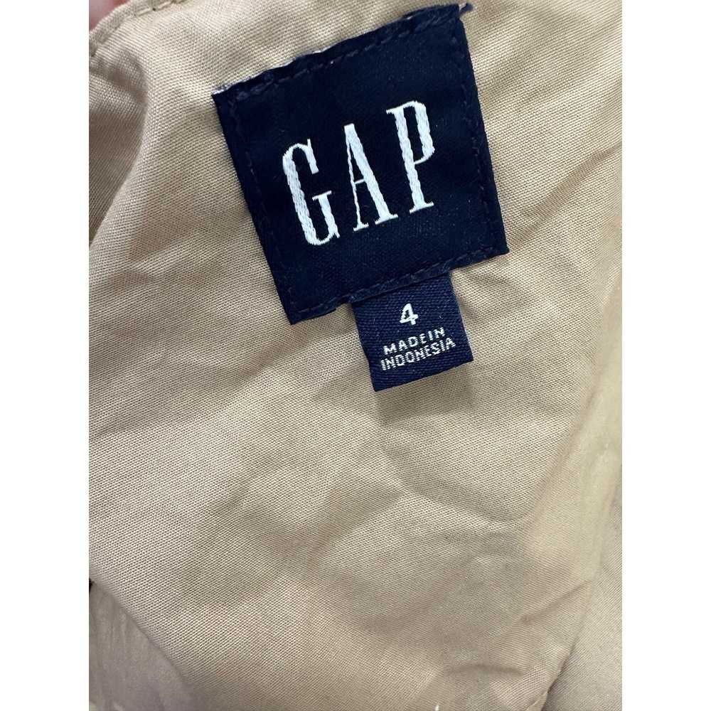 Gap Gap beige sleeveless fit and flare mini dress… - image 3