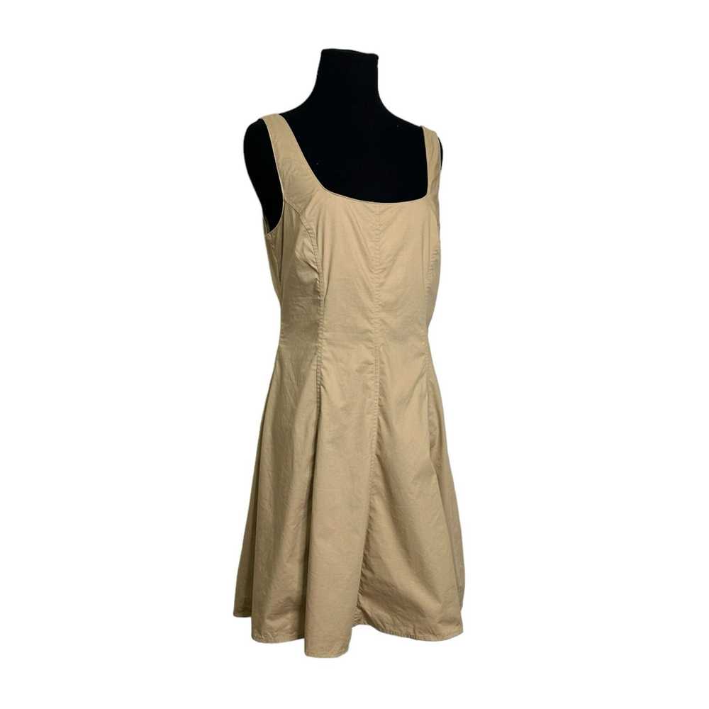 Gap Gap beige sleeveless fit and flare mini dress… - image 7