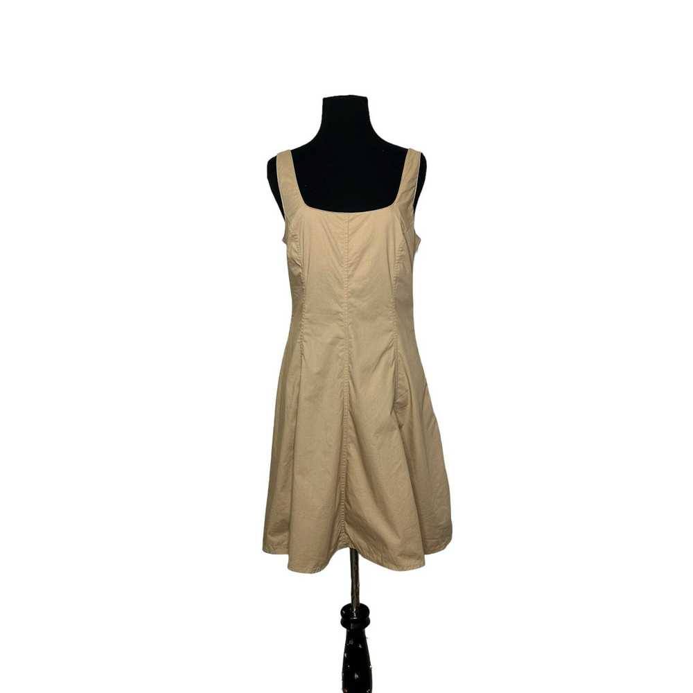 Gap Gap beige sleeveless fit and flare mini dress… - image 8