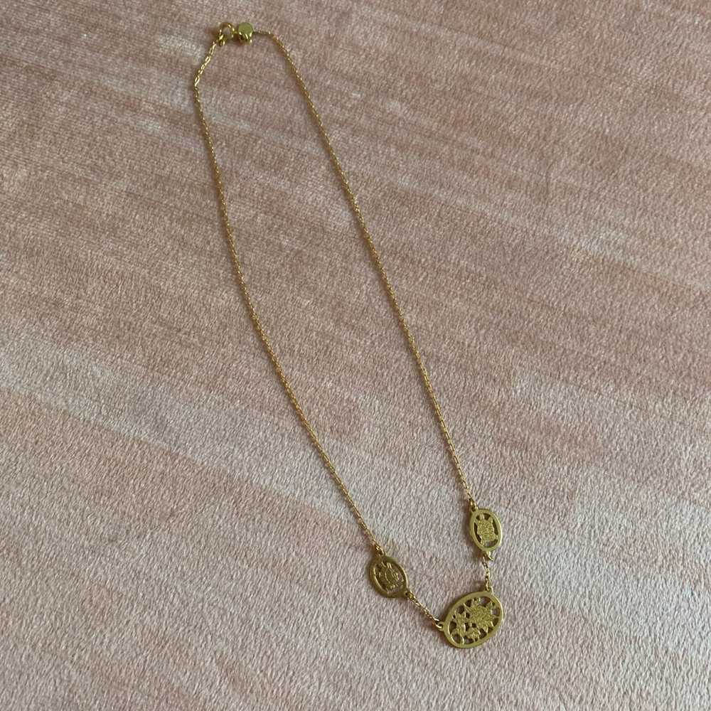 Vintage Elegant Gold Plated Necklace - image 1