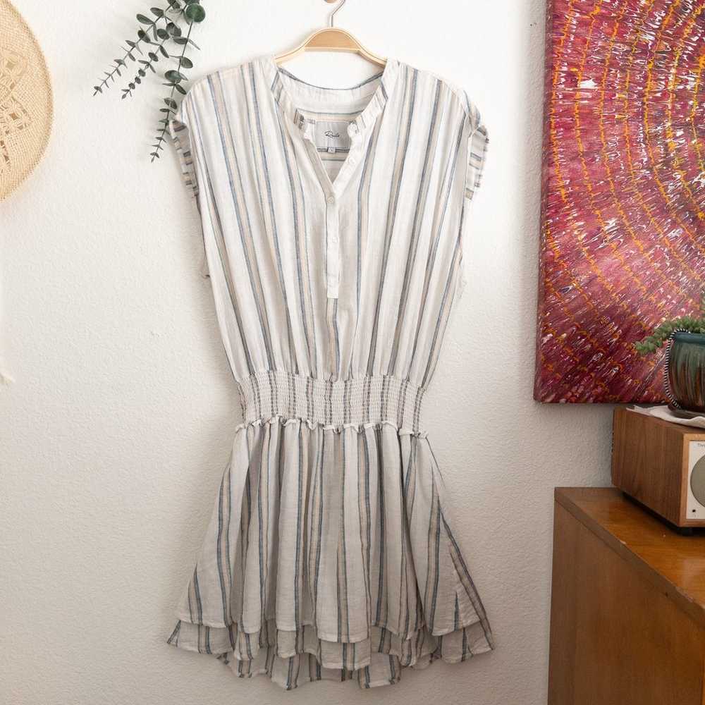 Rails Angelina Ryland Stripe Linen Blend Dress La… - image 1