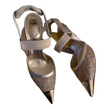 Fendi Colibri leather heels