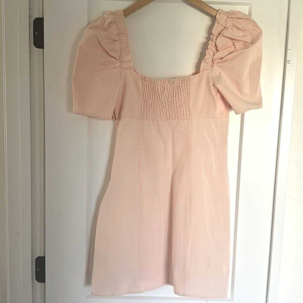 Free People Pera Mini Dress Blush Pink Size 10 - image 8