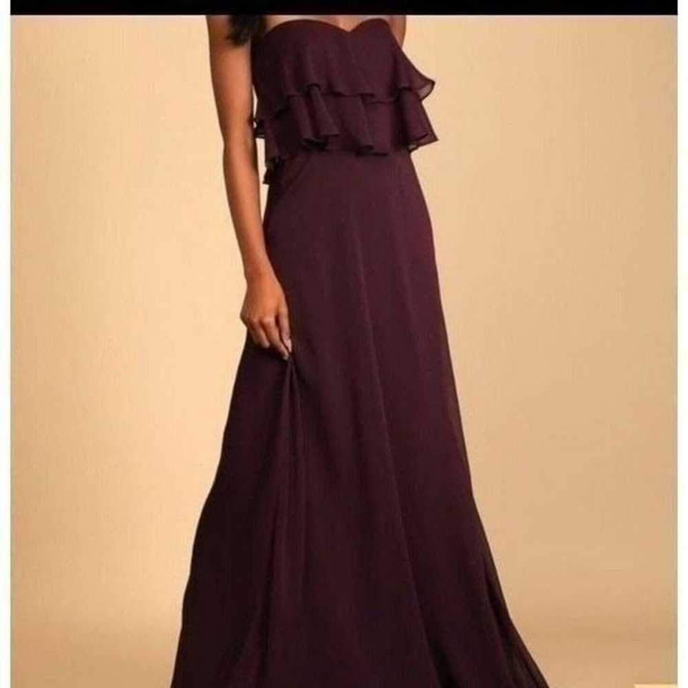 Lulu's Dress Devoted to Romance Dark Purple Strap… - image 2