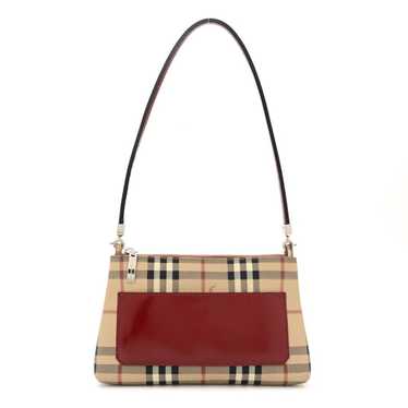 BURBERRY Haymarket Check Small Crossbody Clutch B… - image 1