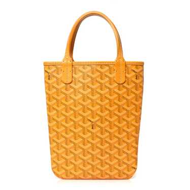 GOYARD Goyardine Poitiers Claire Voie Tote Yellow