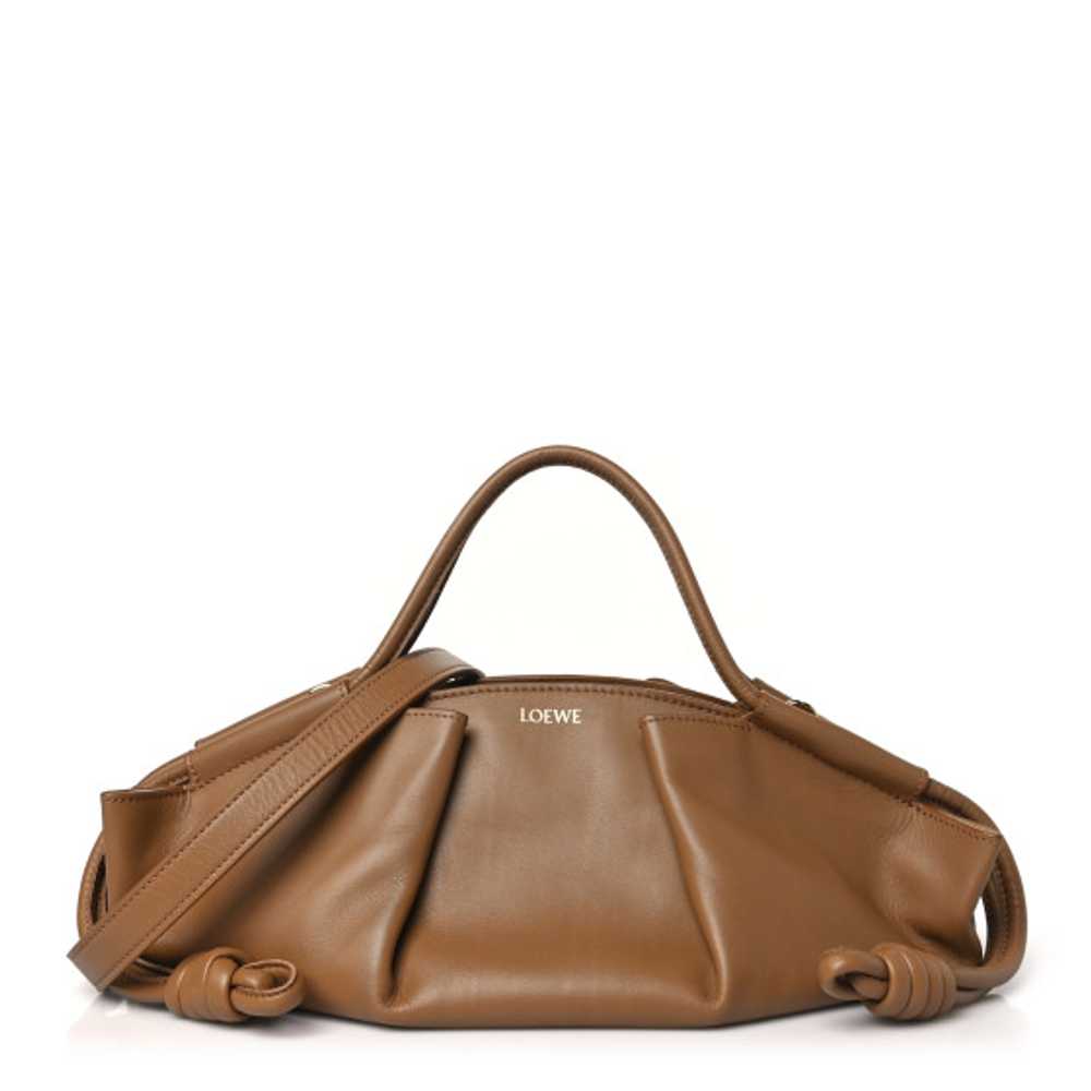 LOEWE Shiny Nappa Calfskin Paseo Bag Oak - image 1