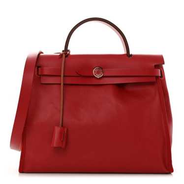 HERMES Toile H Berline Vache Hunter Herbag Zip PM… - image 1