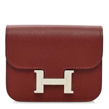 HERMES Evercolor Bi-Color Constance Slim Wallet R… - image 1