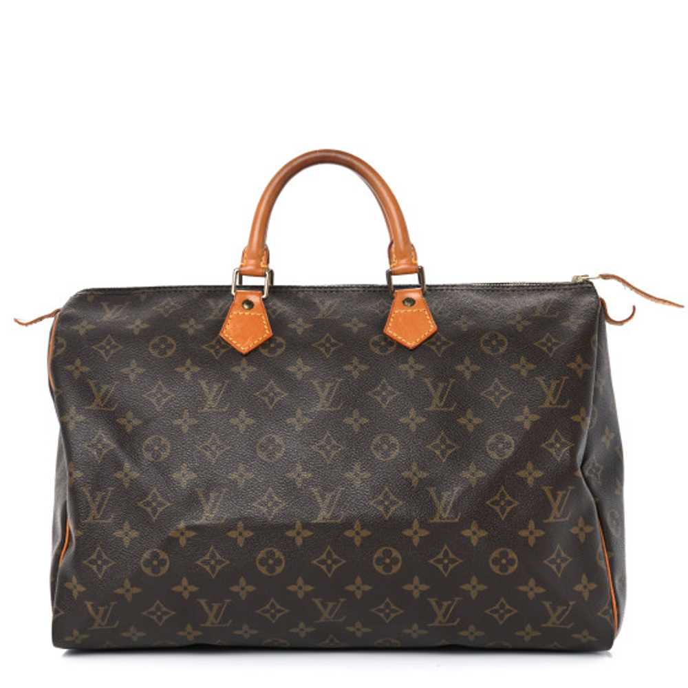 LOUIS VUITTON Monogram Speedy 35 - image 1