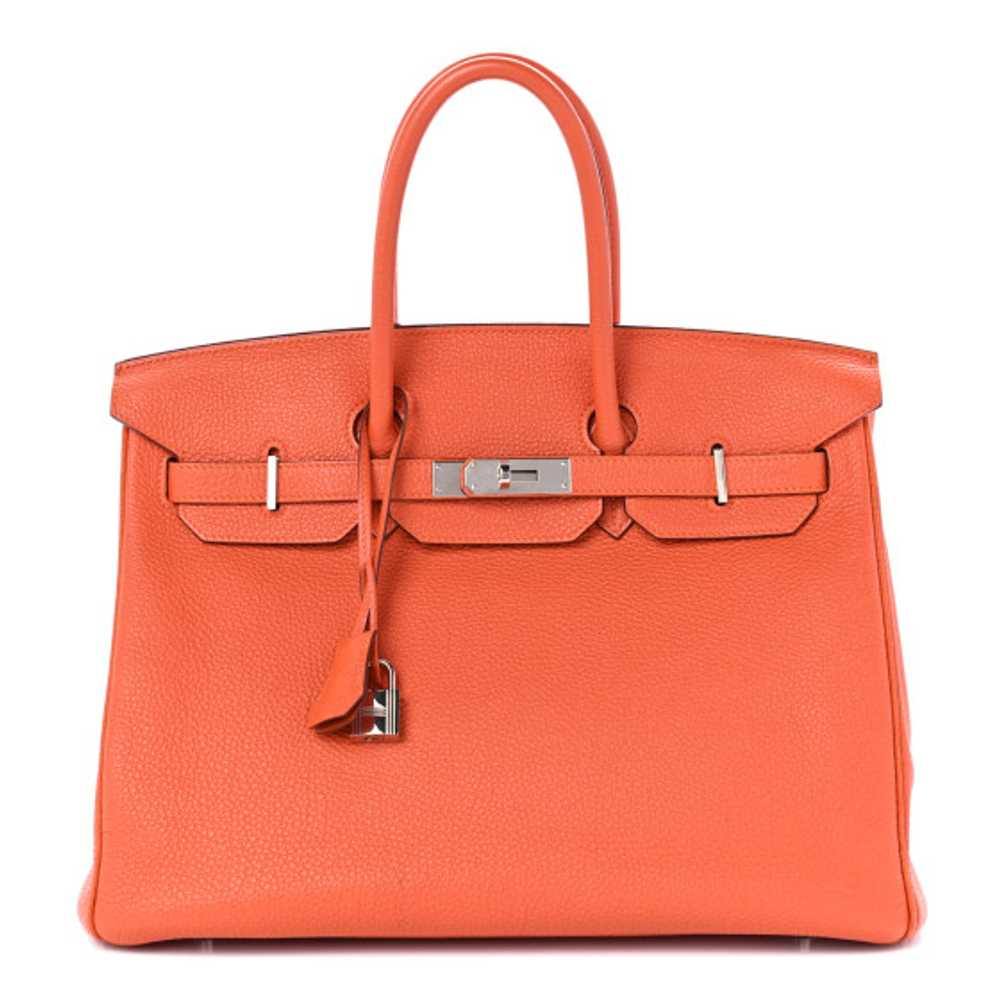 HERMES Togo Birkin 35 Orange - image 1