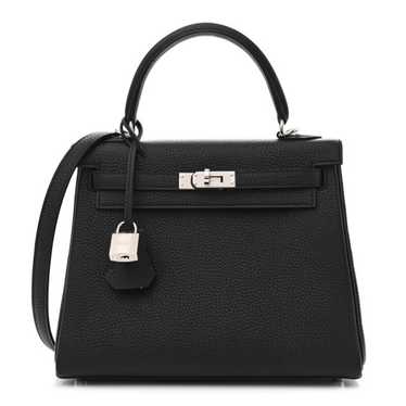 HERMES Togo Kelly Retourne 25 Black