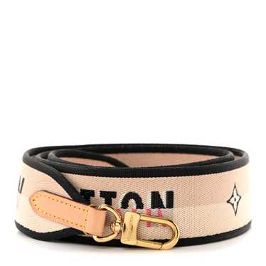 LOUIS VUITTON Jacquard Diane Shoulder Strap Black - image 1