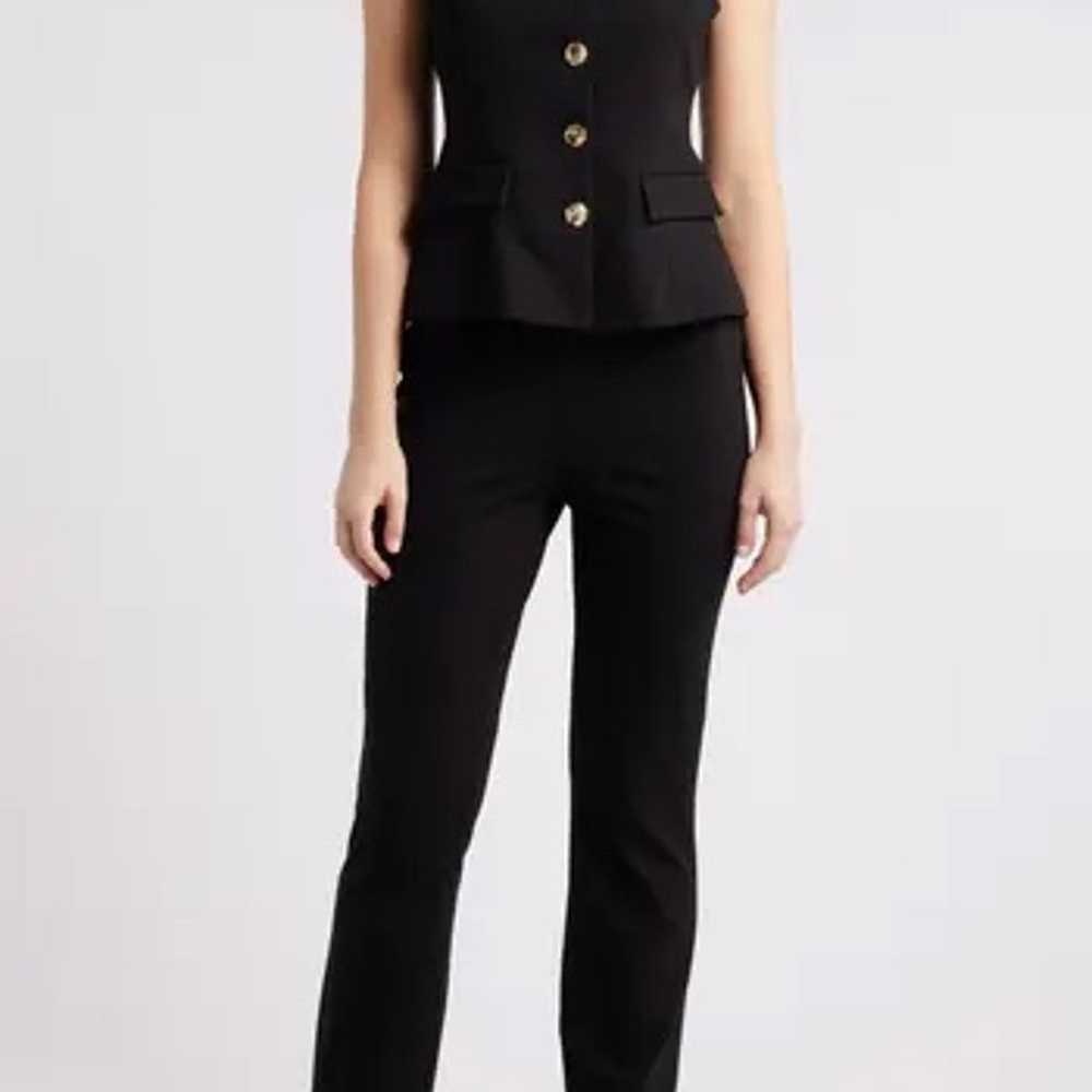 Halogen Square Neck Sleeveless Jumpsuit - image 1