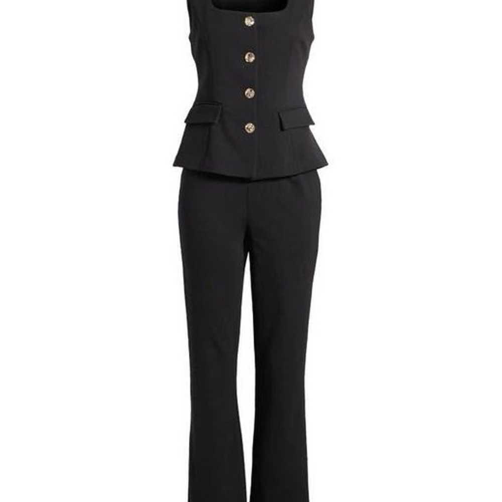 Halogen Square Neck Sleeveless Jumpsuit - image 2