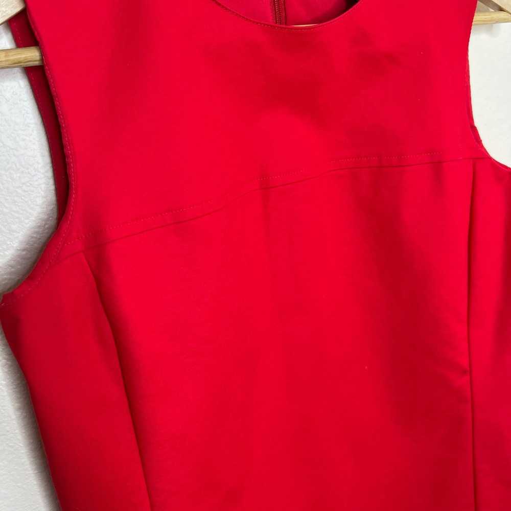 Lauren Ralph Lauren Red Cotton Sleeveless Dress 6 - image 3