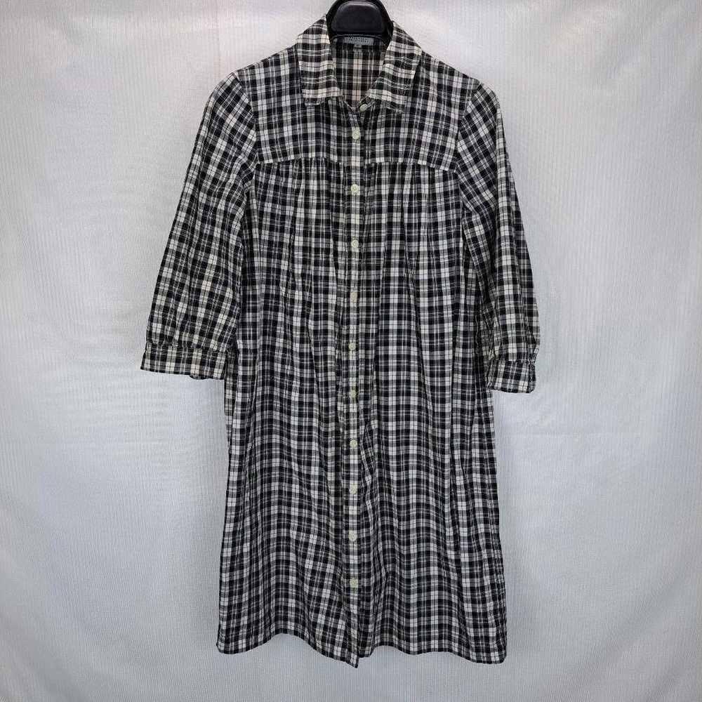 a417 Macintosh Philosophy Check Shirt Dress, pre-… - image 1