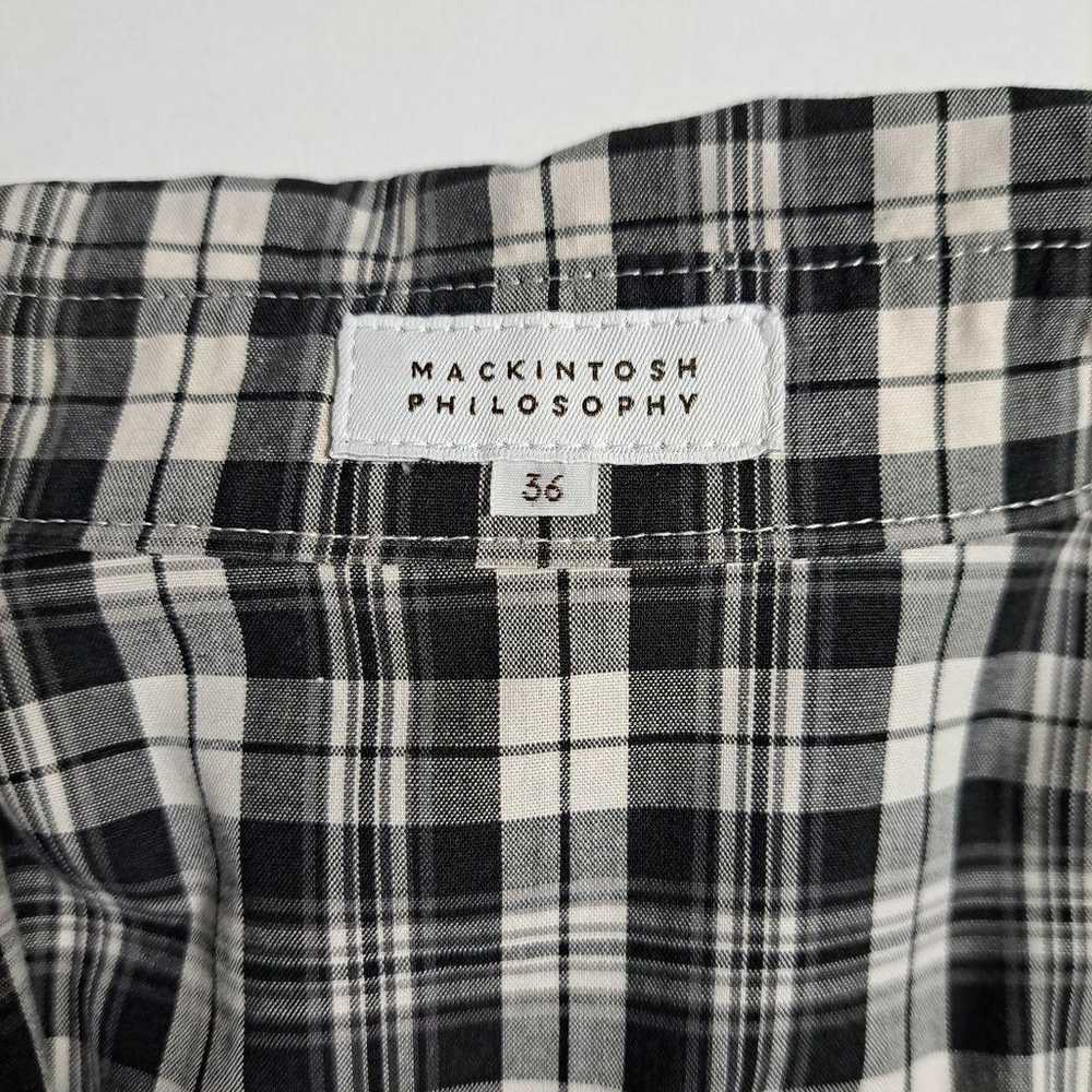 a417 Macintosh Philosophy Check Shirt Dress, pre-… - image 9