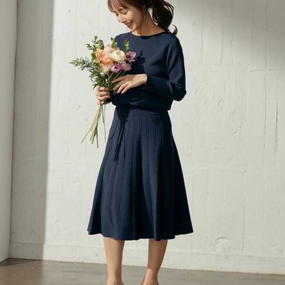 "Beautiful item ✨ any SiS Knit Set Up Navy Pleats" - image 3