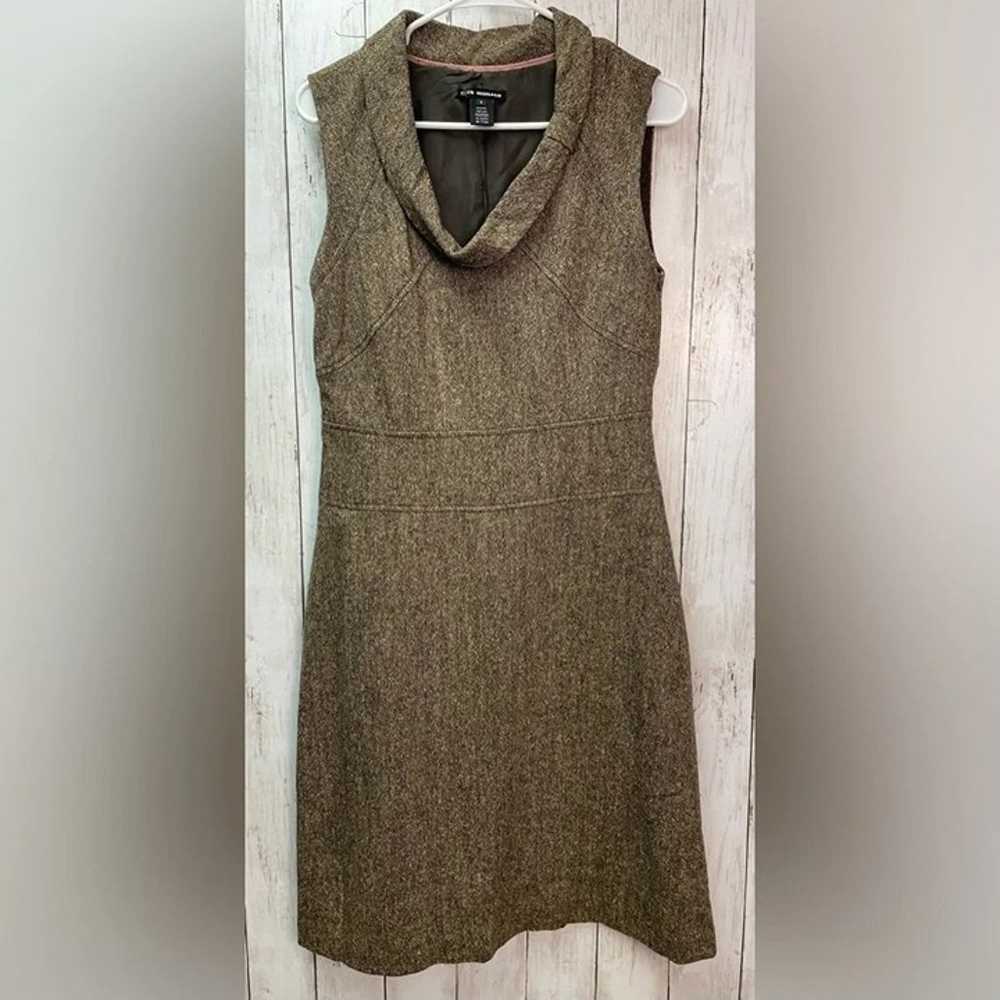 Club Monaco Wool Dress size 8 Brown - image 1