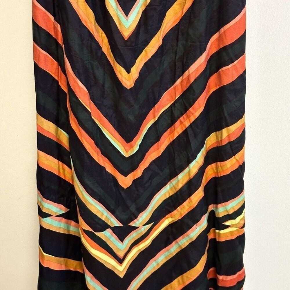 Anthropologie Chevron Slip Dress sz M - image 10