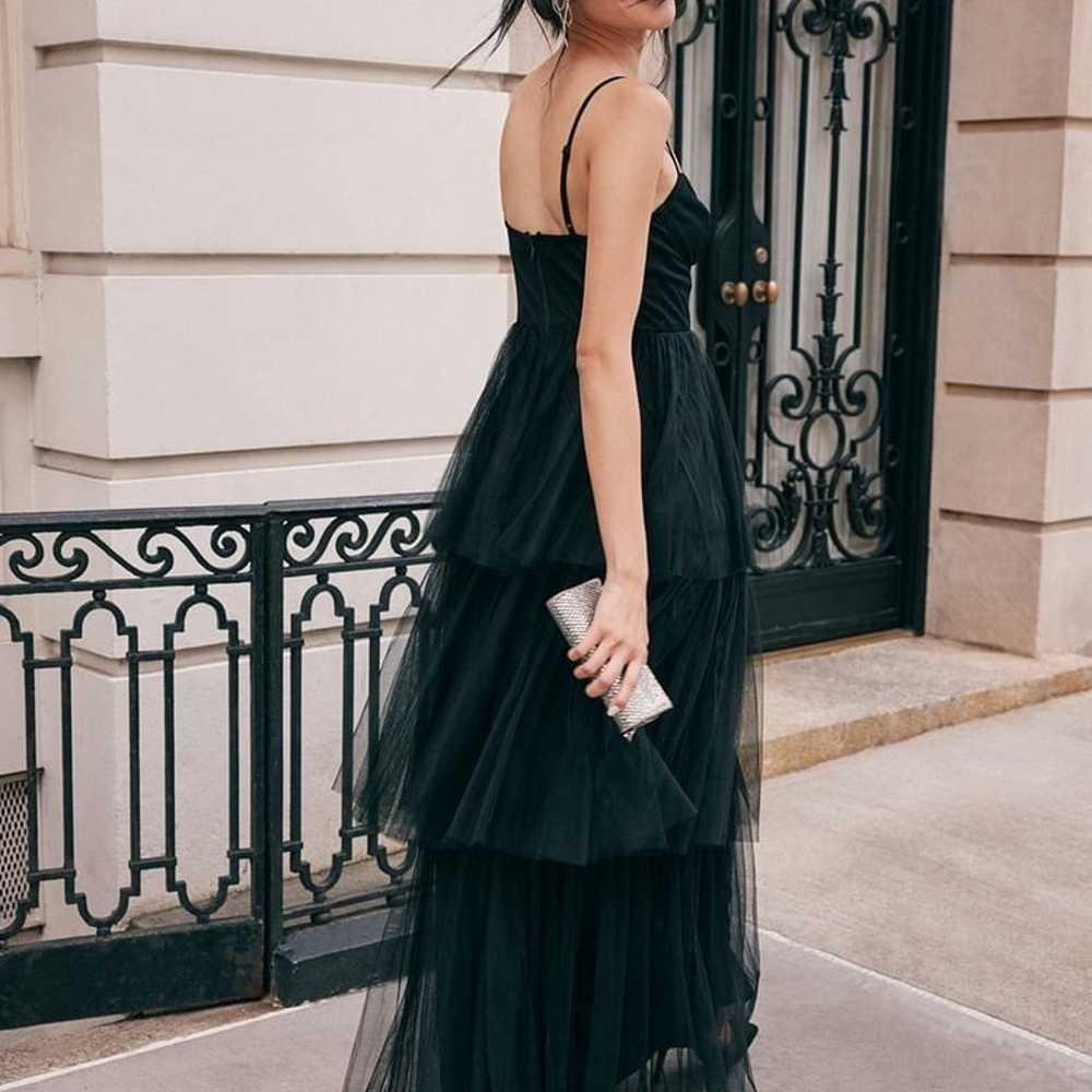 Lulus Tulle-y Amazing Black Tulle Sleeveless Bust… - image 7