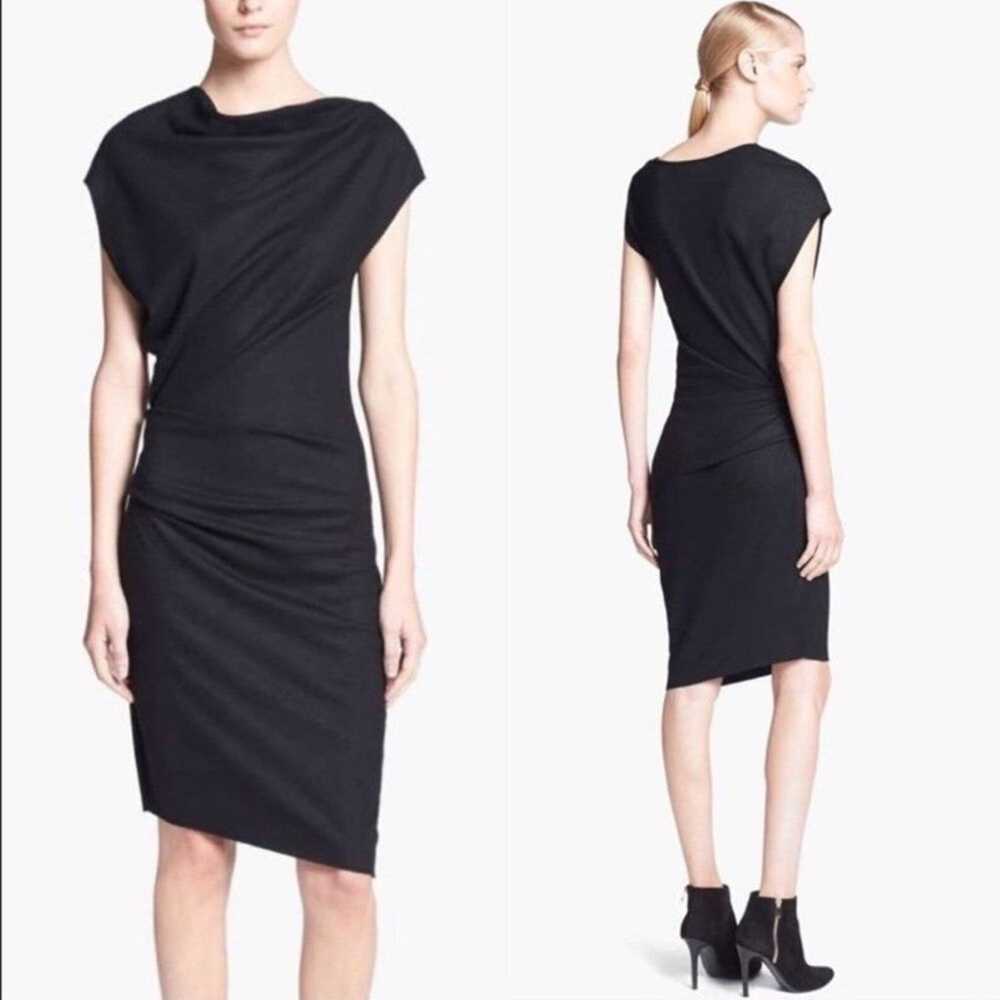 NEW HELMUT LANG Sonar Wool Dress | Medium - image 2