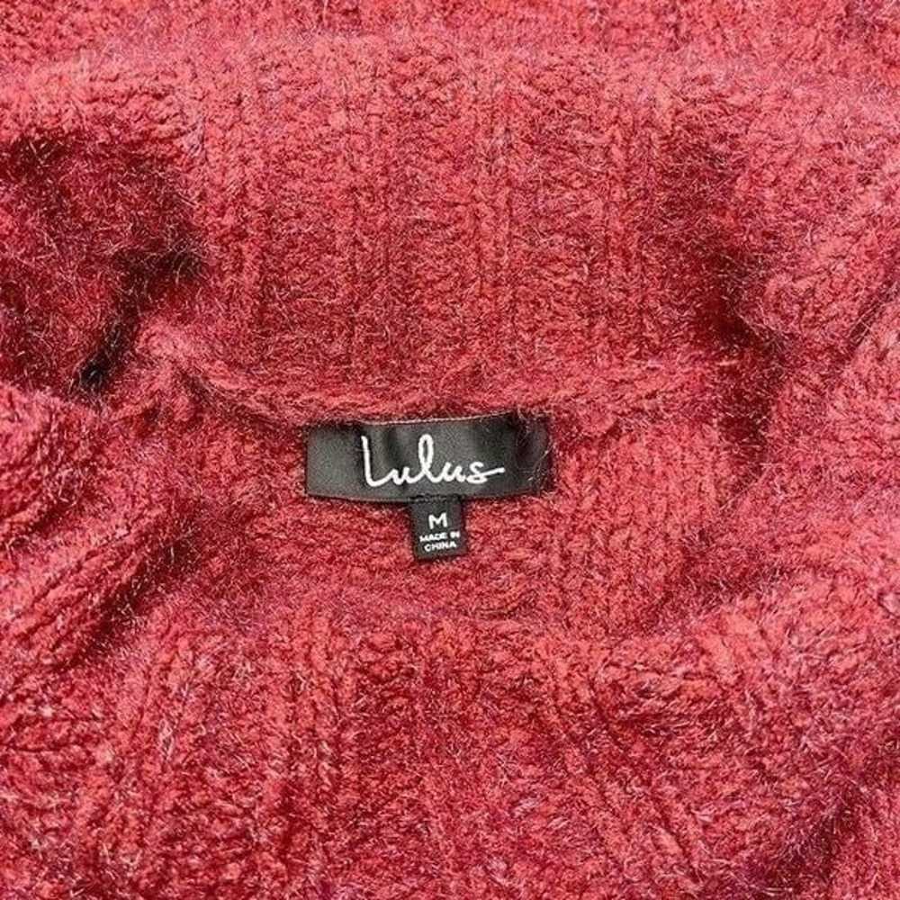 Lulu's Joyous Cable Knit Turtleneck Sweater Dress… - image 11