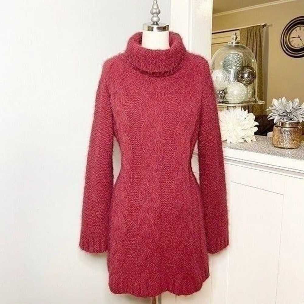 Lulu's Joyous Cable Knit Turtleneck Sweater Dress… - image 5