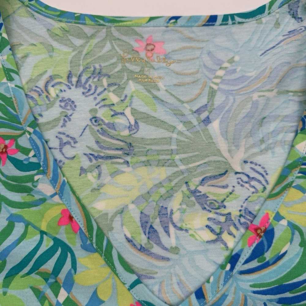 Lilly Pulitzer Etta T-Shirt Pima Cotton Dress Mul… - image 4