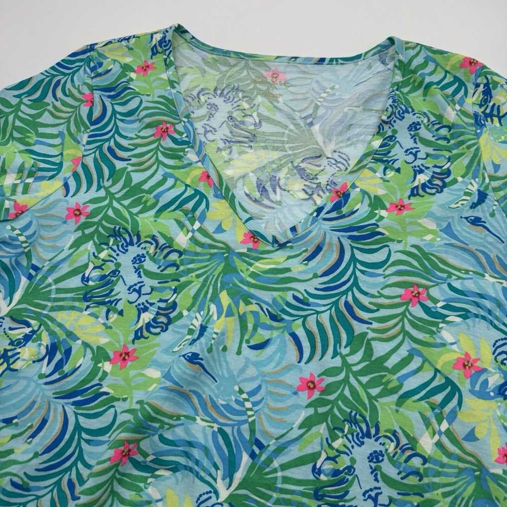 Lilly Pulitzer Etta T-Shirt Pima Cotton Dress Mul… - image 5