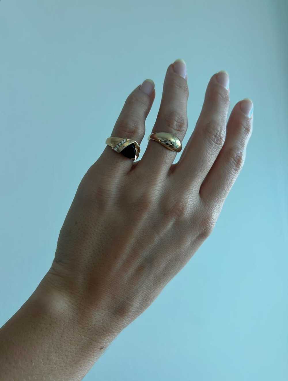 Onyx Diamond Pinky Ring | Used, Secondhand, Resell - image 2