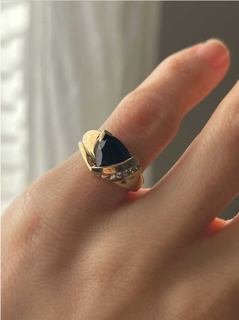 Onyx Diamond Pinky Ring | Used, Secondhand, Resell - image 6