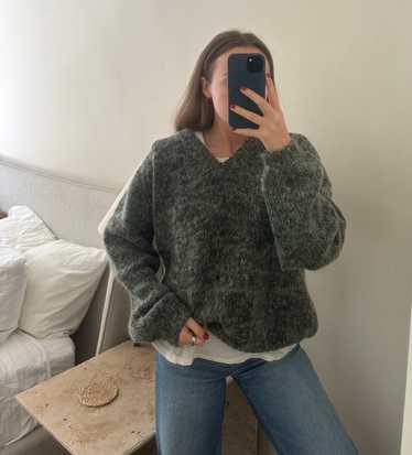 N/A Vintage Handmade V Neck Oversize Sweater (N/A)