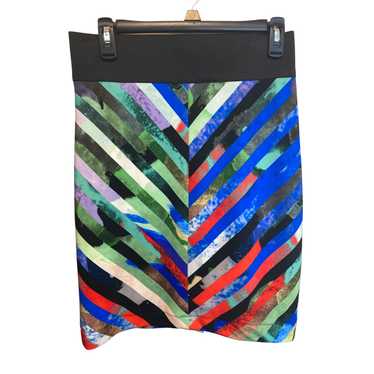 Milly Mirage Striped Colorful Elastic Waist Above… - image 1