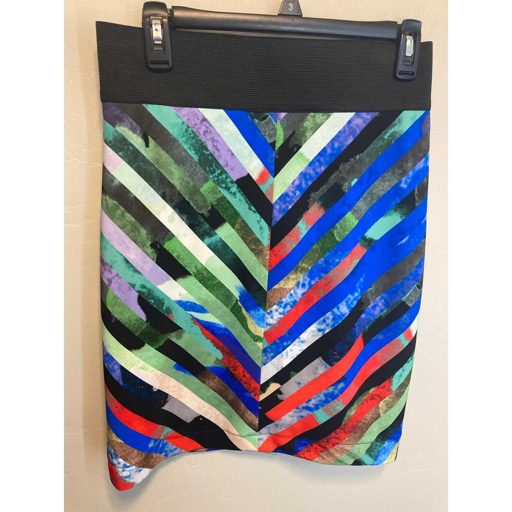 Milly Mirage Striped Colorful Elastic Waist Above… - image 3