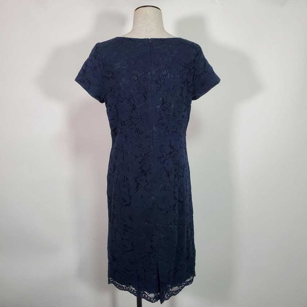 Ladies' Knee-Length Dress, Size M, Rayon, Navy, F… - image 6