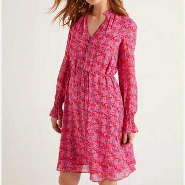 Boden Evangeline Floral Long Sleeve Dress