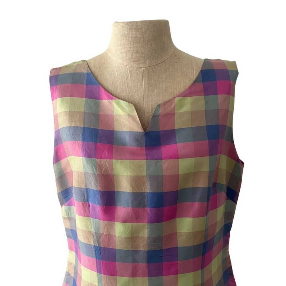 Vintage Pure & Simple Pink, Blue, Green Gingham 1… - image 3