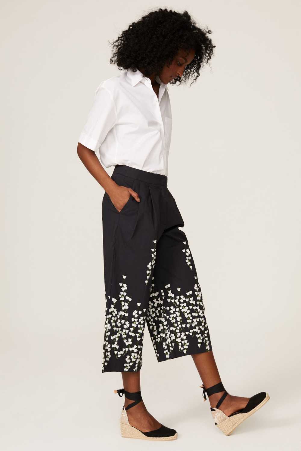 Adam Lippes Collective Pleat Front Culottes - image 2