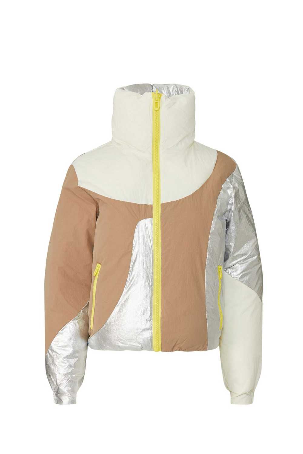 Dualist Reversible Metallic Puffer Jacket - image 5