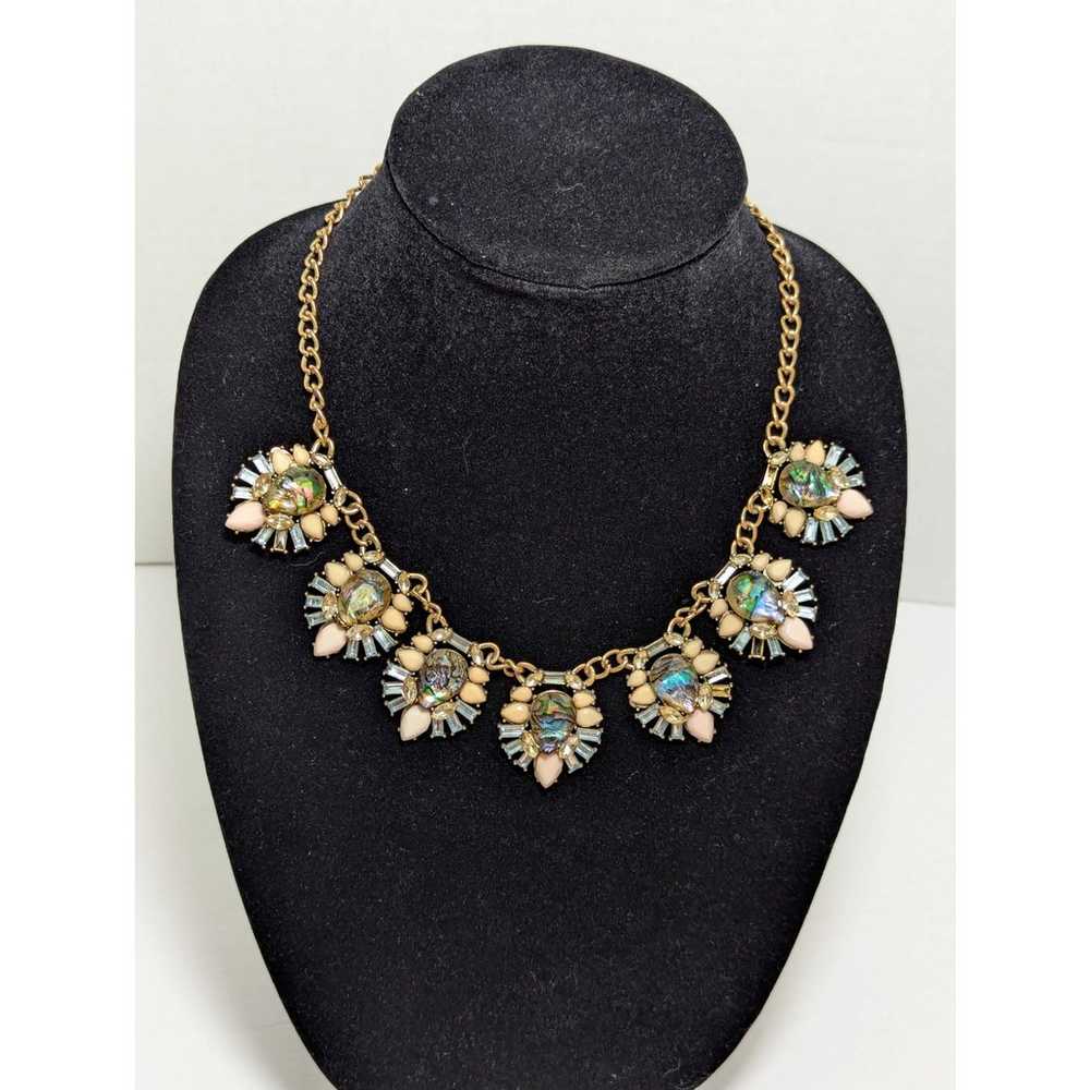 Women's Fashion Jewelry Statement Bib Necklace Op… - image 1