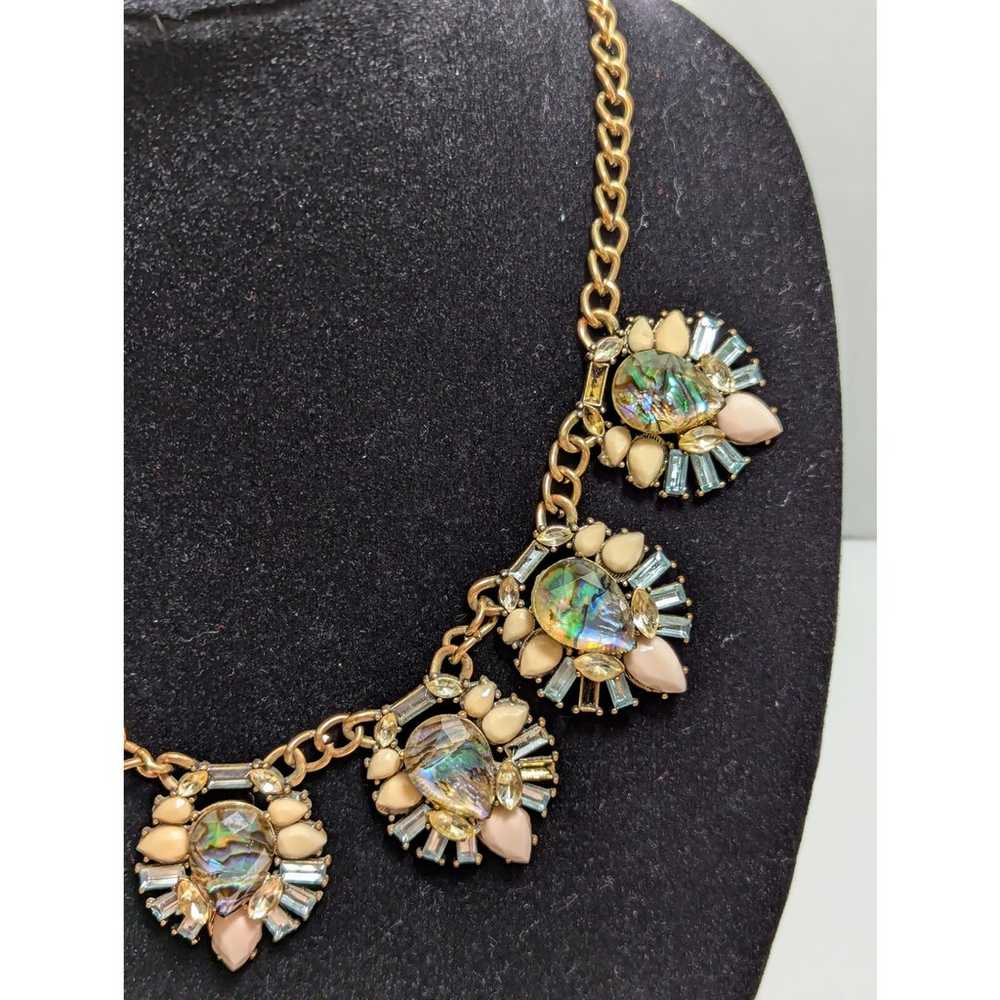 Women's Fashion Jewelry Statement Bib Necklace Op… - image 4