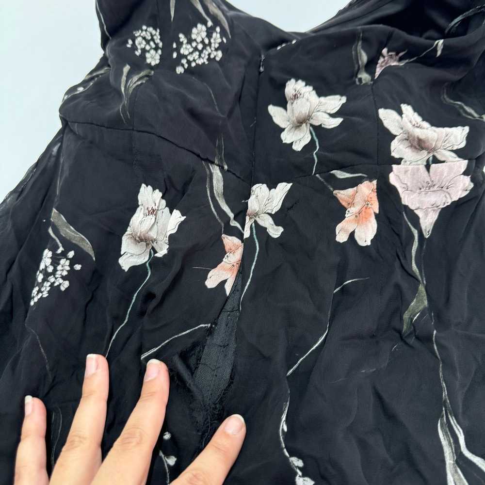 Katie May Dress Womens Large Black Floral Nami Go… - image 11