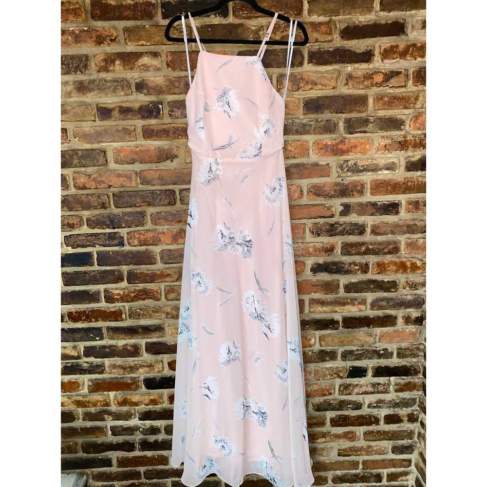 Lulus Eternal Joy Blush Pink Floral Maxi Sleevele… - image 3