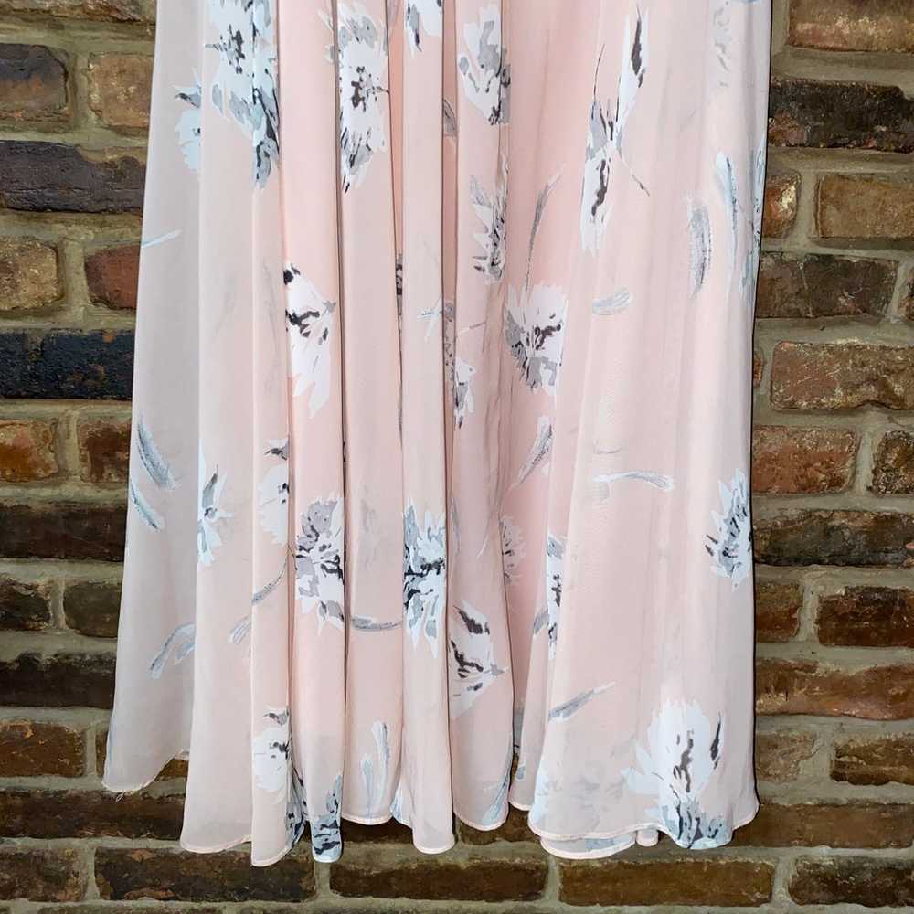 Lulus Eternal Joy Blush Pink Floral Maxi Sleevele… - image 9