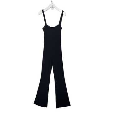 REFORMATION Womens Essie Flare Crop Jumpsuit SZ L… - image 1