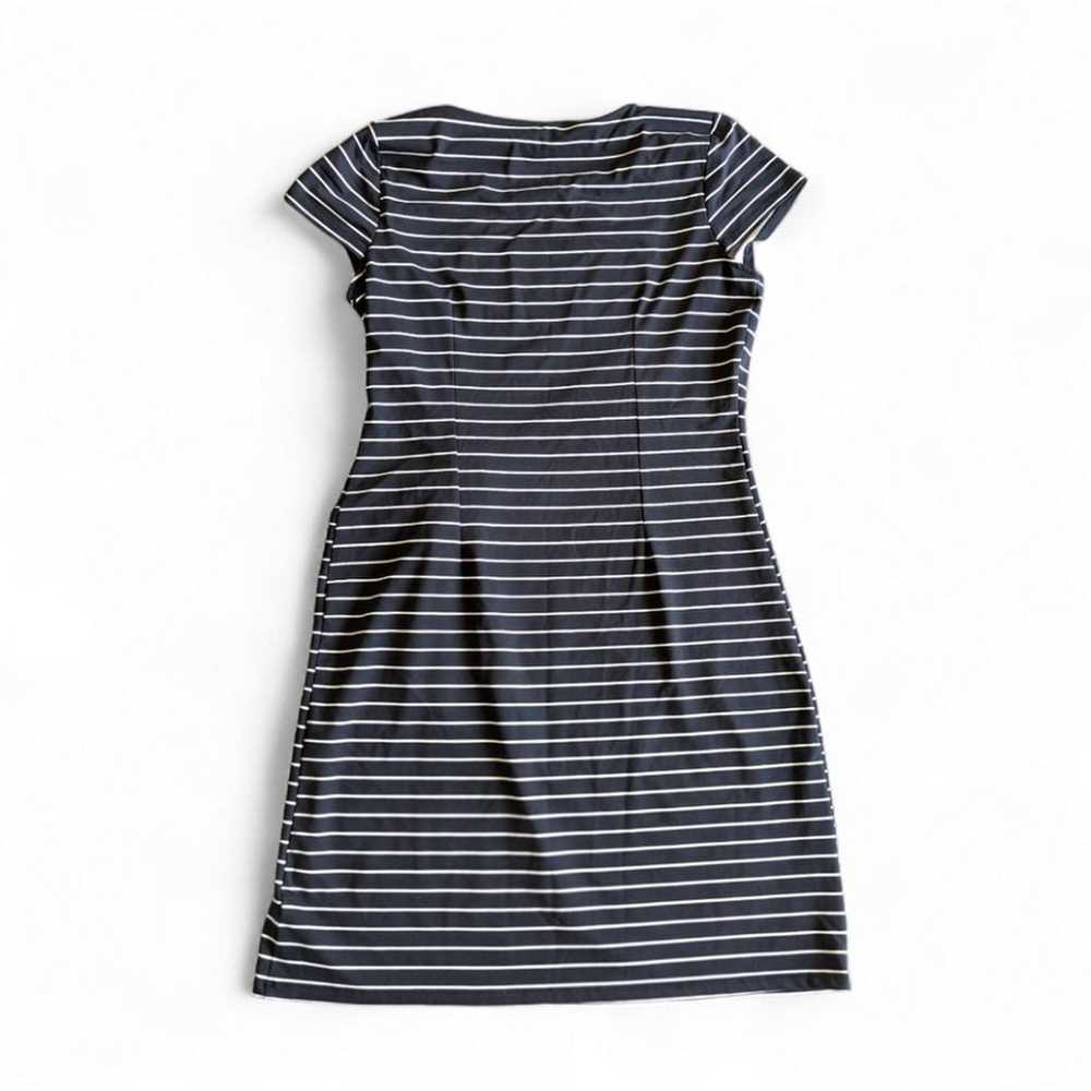 Talbots Jersey Striped Short Sleeve Tie Front She… - image 5