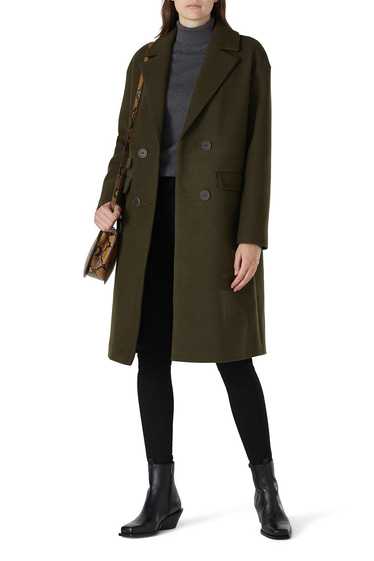 NVLT Olive Double Breasted Coat